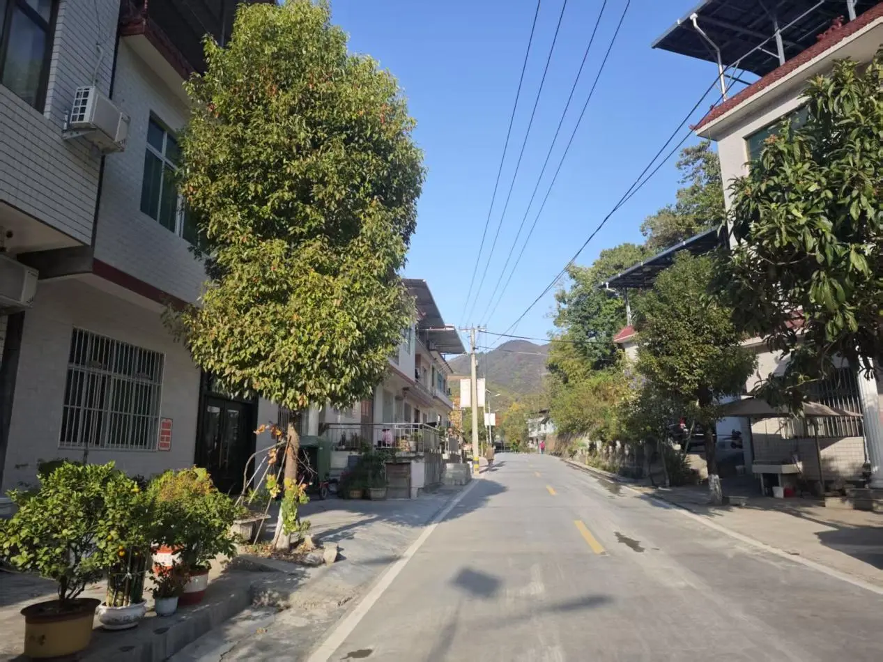 干净整洁的集镇街道