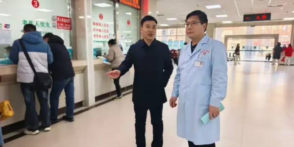 简篇-交流拓思路   携手向未来——蓝田县人民医院莅临我院参观交流