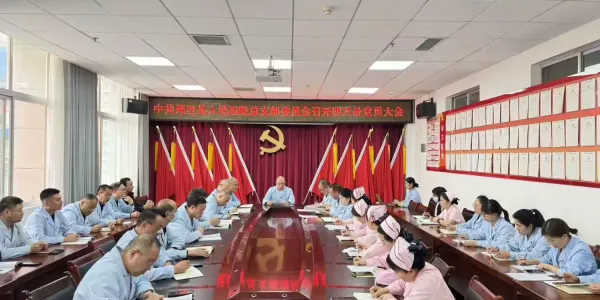 简篇-树立和践行正确政绩观    以医者初心担当党员使命——我院召开四月党员大会